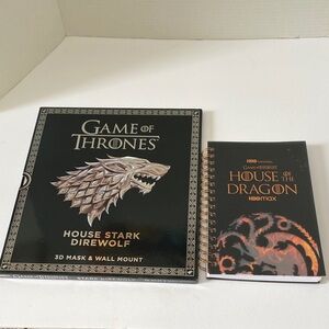 Game of Thrones House Stark Direwolf Craft House of Dragon Journal